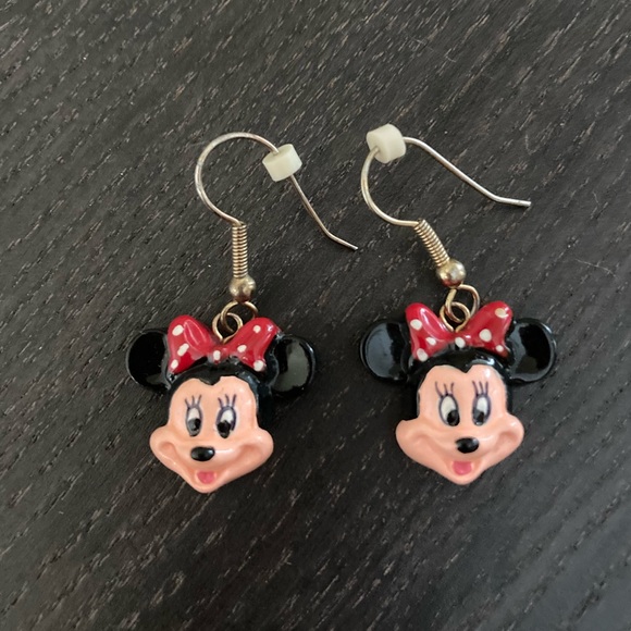 Minnie Mouse inspired vintage 80’s dangle earrings costume - Picture 1 of 5